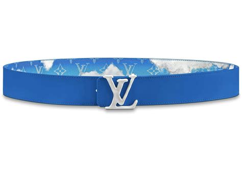 cinture louis vuitton blu|louis vuitton lv belts.